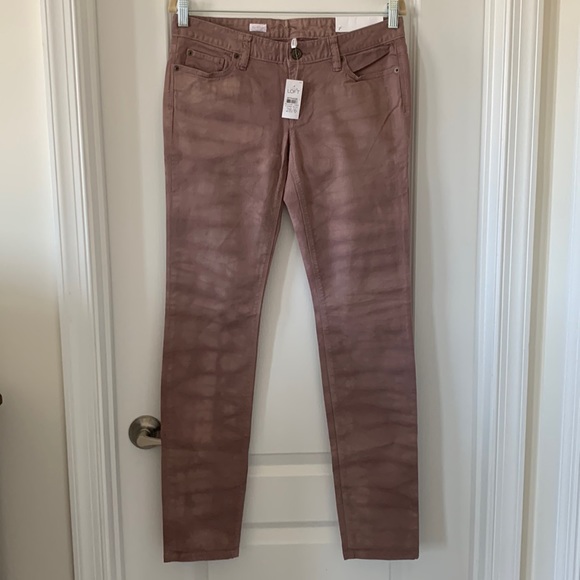NWT LOFT Premium Tie Dye Modern Skinny Lightweight Jeans Size 6 - Picture 1 of 15